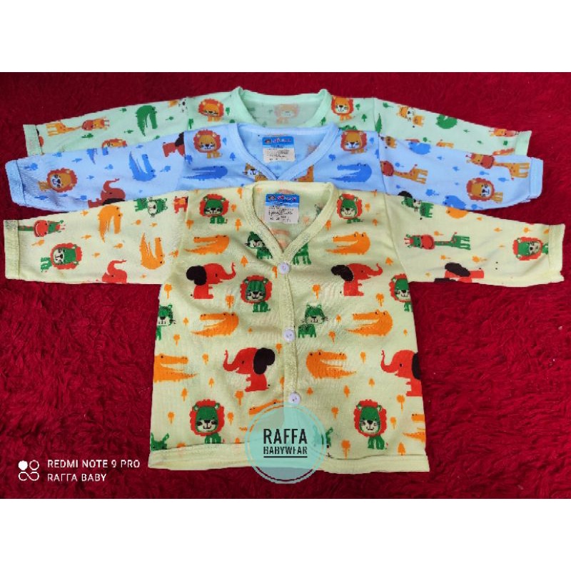 PAKET HEMAT ISI 18PCS/9STEL BAJU+CELANA BAYI, MOTIF ANIMAL