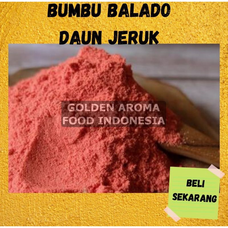 

Bumbu Tabur Rasa Balado daun jeruk 100gram, Jual Bubuk Tabur balado daun jeruk Murah Enak Terbaik