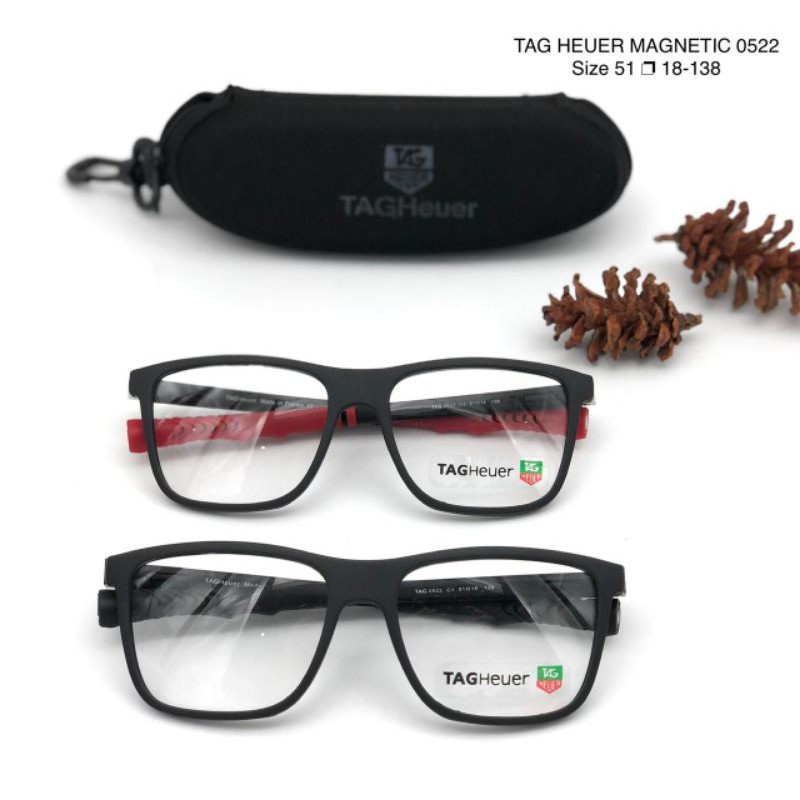 [Good Quality] Tag Heuer 0522 TagHeuer Tag0522 Kacamata Pria Wanita Sporty Olahraga Anti Radiasi Pho