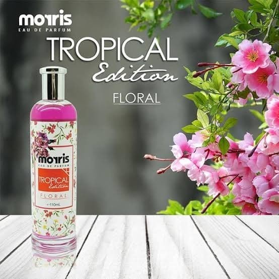 BISA COD - MORRIS PARFUM TROPICAL EDITION 110ML - MORIS BPOM 100% ORIGINAL - PARFUM CEWEK COWOK VIRAL dan TAHAN LAMA