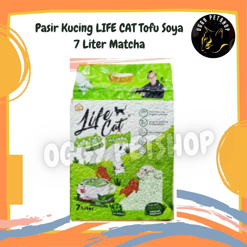 Pasir Kucing LIFE CAT Tofu Soya 7 Liter | TOFU 7 Lt