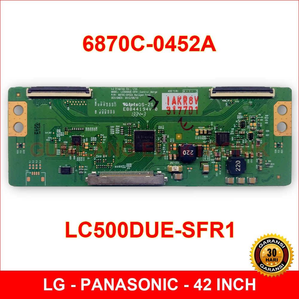 Tcon Tv Led LG 42LN5100 - 42LA6130 - 6870C-0452A - LC500DUE-SFR1 - 42 inch