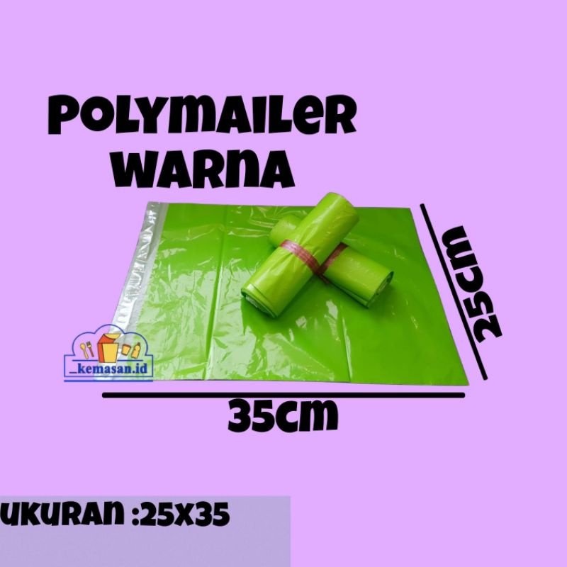 

POLYMAILER WARNA 25X35 50PCS