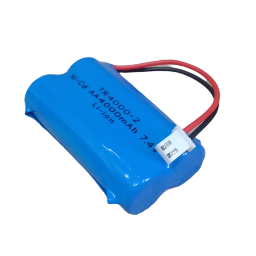 Baterai RC/ Speaker /Mainan Anak &amp; Elektronik Lainnya 2X 14500 7.4V 4000mAh Konektor JST XH 2 PIN