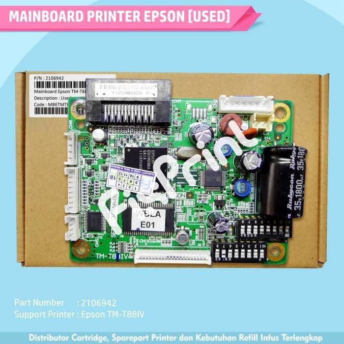 Mainboard Epson TMT-88IV TMT 88IV Board Printer TM-T88IV TM88IV T884 FPS887