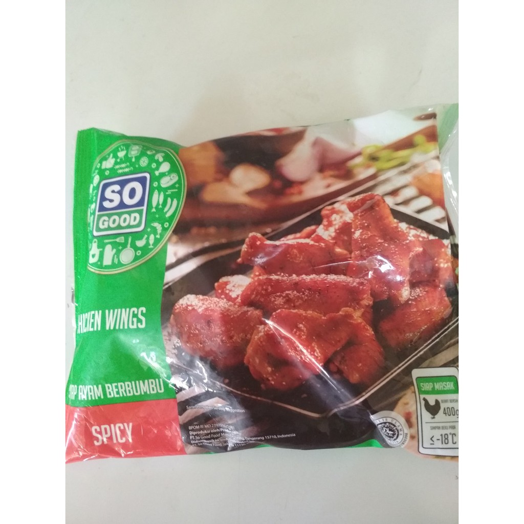

so good chicken wing 400 gr spicy