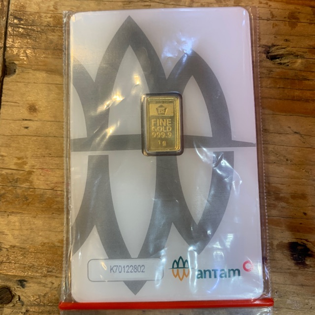 Logam mulia antam 1gr emas batang
