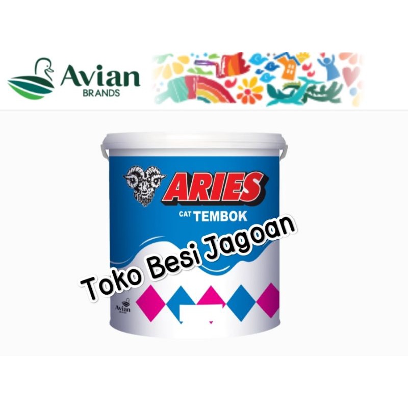 Cat Tembok ARIES 5kg Cat Tembok Ekonomis