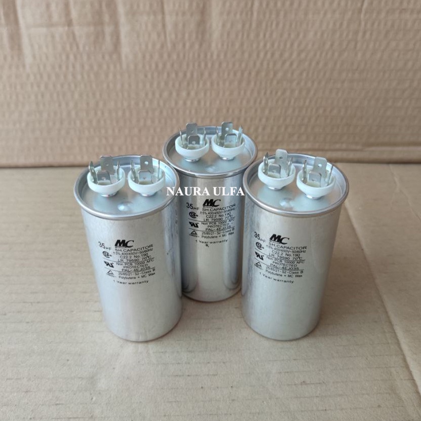 KAPASITOR AC 35 MIKRO / 35 uF MERK MC