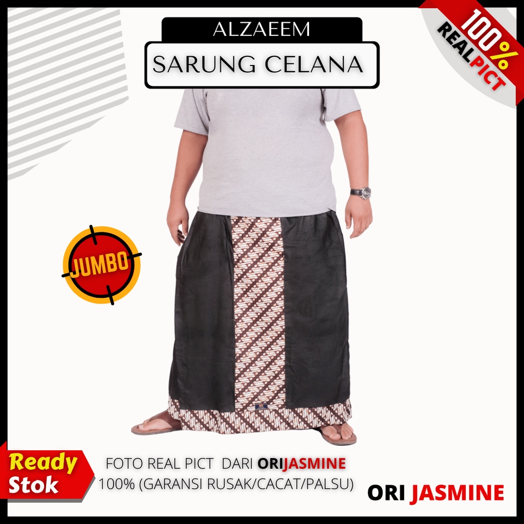 Sarung Celana Dewasa Jumbo Pria   list batik 1 orijasmine