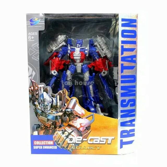 Mainan Diecast Robot Optimus Prime