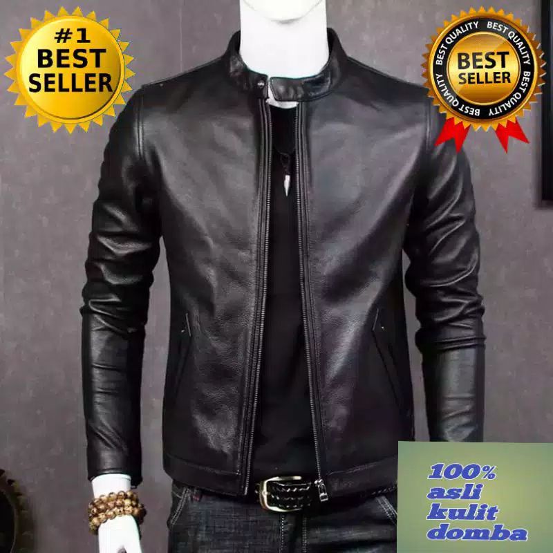Jaket Pria Kulit Asli Garut Original Jaket Kulit PriaTerlaris New Elegan