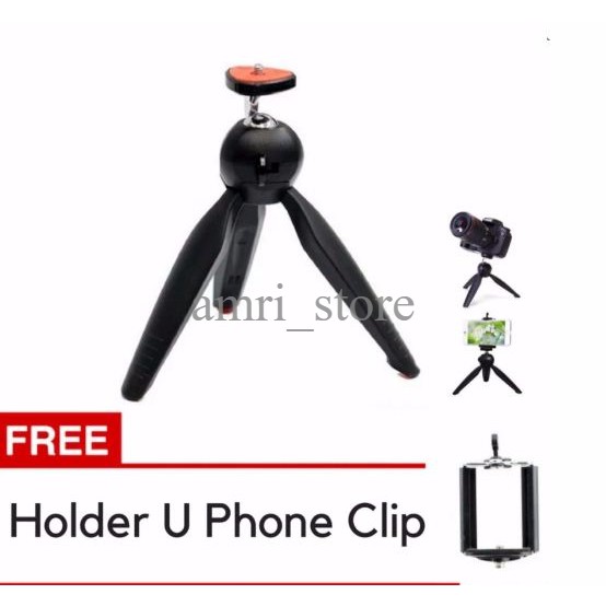 Mini Tripod Yunteng YT-228 - Tripod YUNTENG YT-228 ORIGINAL + Holder