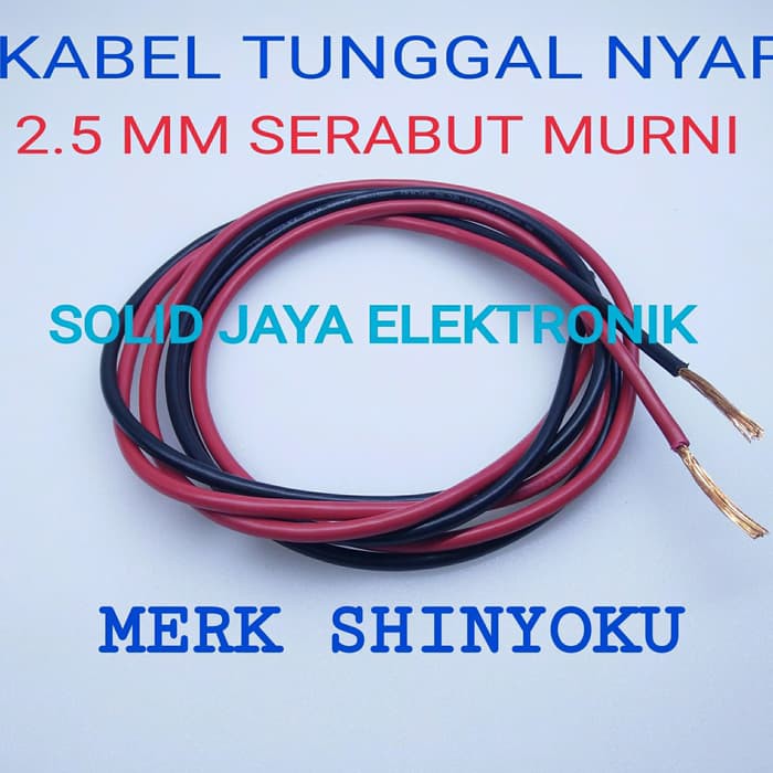 KABEL AWG 2.5 MM KABEL TUNGGAL KABEL NYAF 2.5 MM TEMBAGA MURNI ASLI