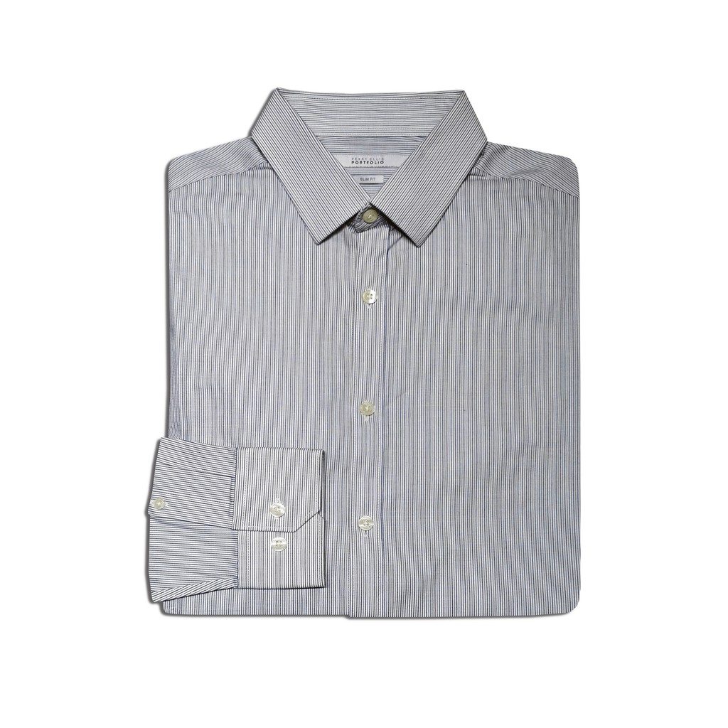 paduka original Kemeja Lengan Panjang Perry Ellis #2 Cross Label Original #part 2