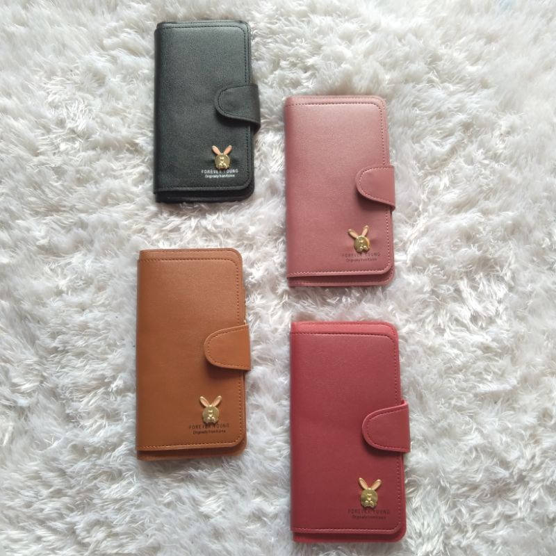 Dompet Wanita Lipat Polos Import Forever Young Originally from Korea Kode AI09