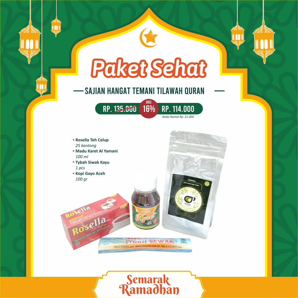 

Paket Sehat - Sajian Hangat Temani Tilawah