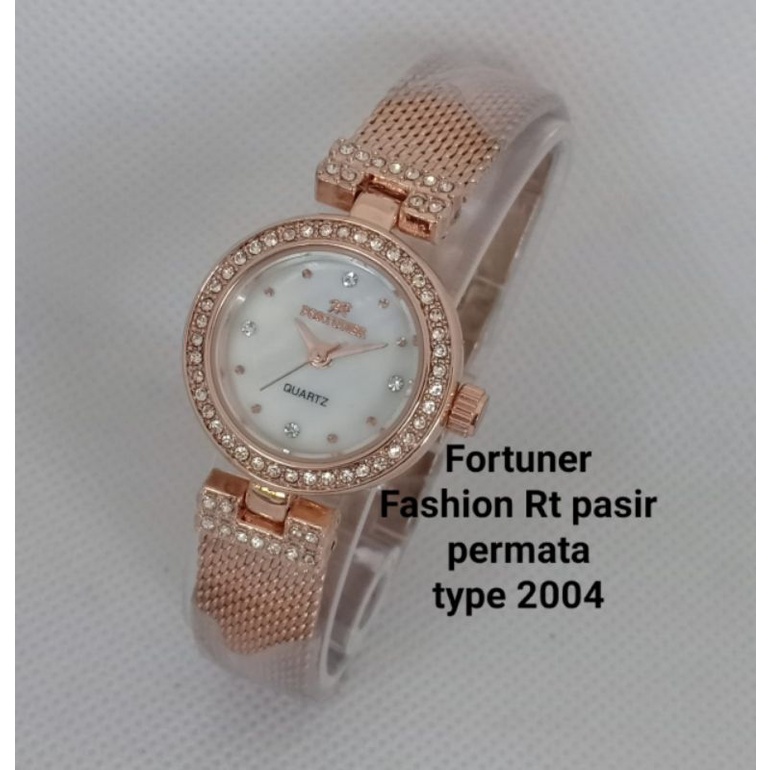 jam tangan original wanita FORTUNER 2004 Rante pasir stenlis