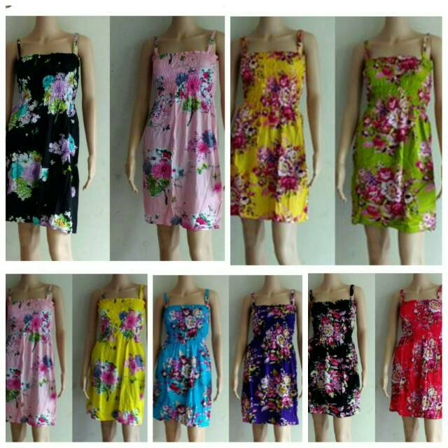 Dress Kerut Tank Top