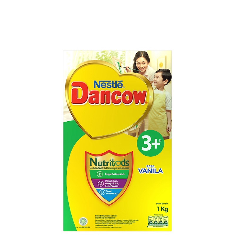 DANCOW 3+ Rasa Vanila Box 1Kg dancow