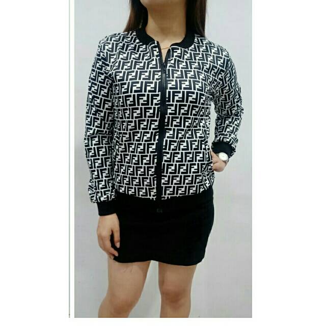 JAKET FENDI BLACK 123