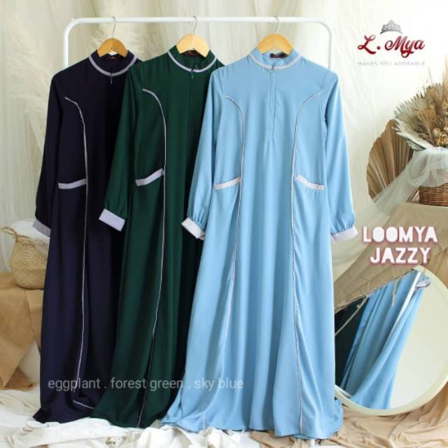 LOOMYA jazzy gamis abaya formal syari yoris