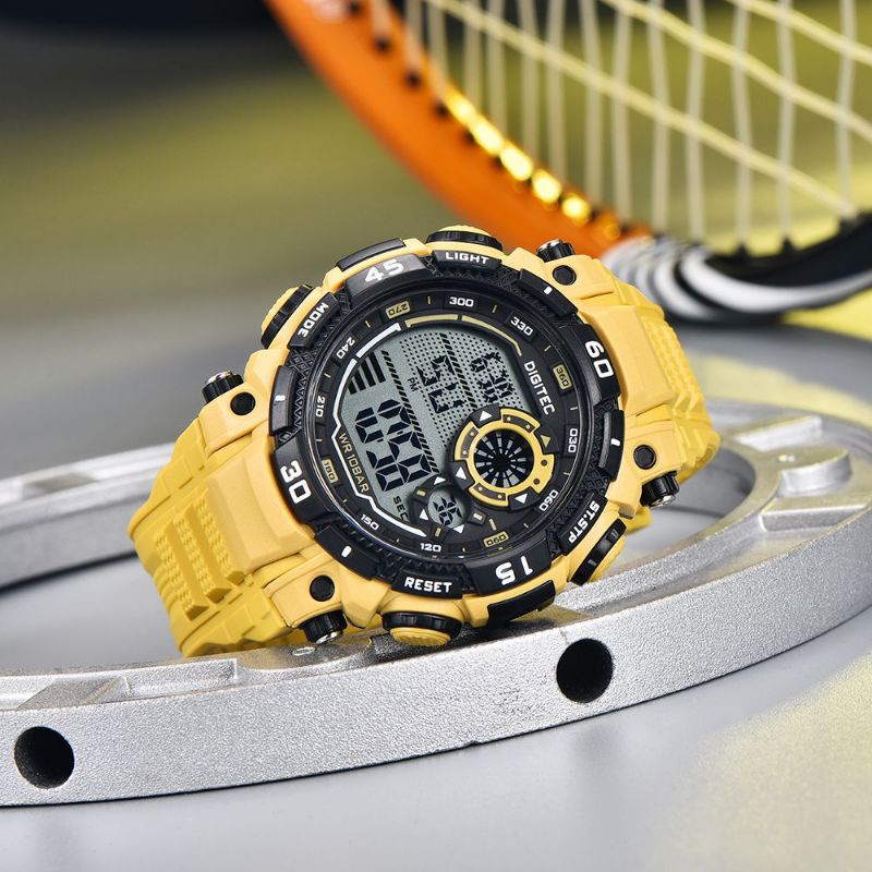 jam tangan cowok pria Digitec Ori original DG-5030T 5030 garansi anti air water resist digitecsuraba