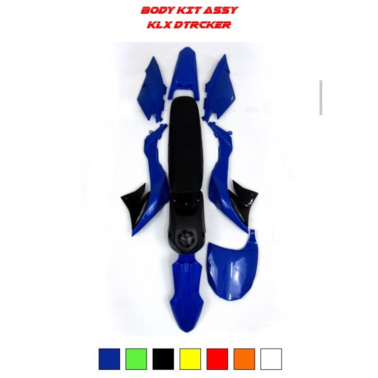BODYKIT KLX DTRACKER FULL SET (RANGKA DELTA BOX) BODYSET BODY KIT BODY SET TRAIL