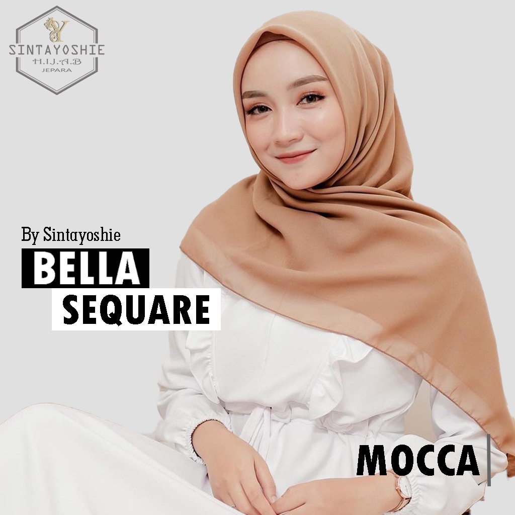 [ ORIGINAL ] Jilbab Bella Square Hijab Segi empat Premium