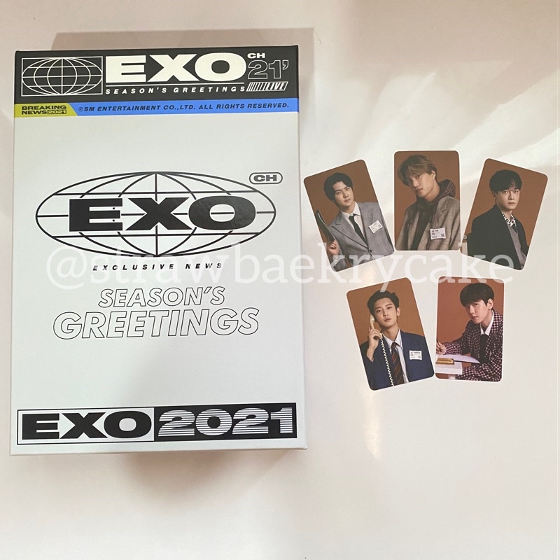 Season’s Greetings EXO 2021 Fullset with Benefit Ktown