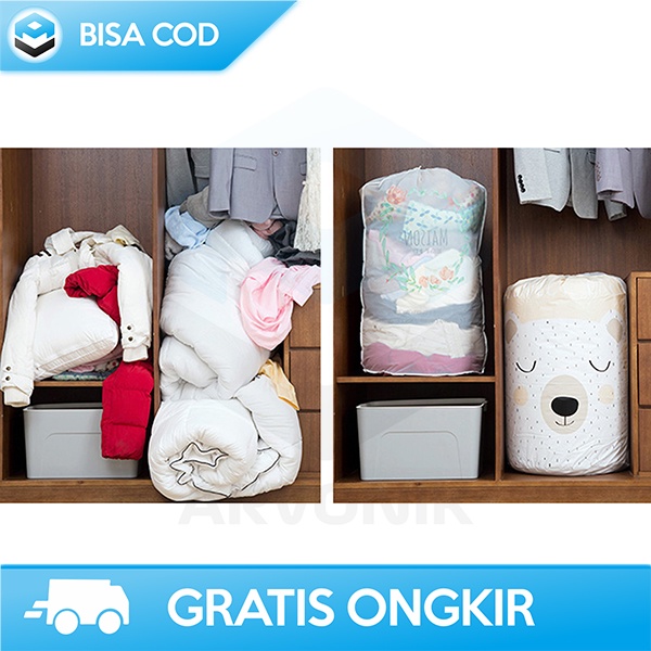 KERANJANG ORGANIZER TEMPAT BAJU KOTOR FOLDABLE KERANJANG LAUNDRY LUCU