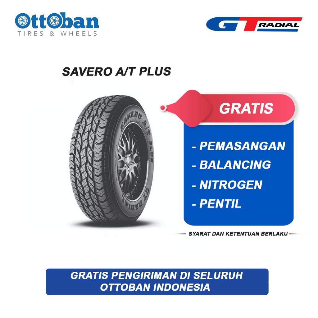 GT Radial Savero A/T Plus 255/65 R17 110T Ban Mobil