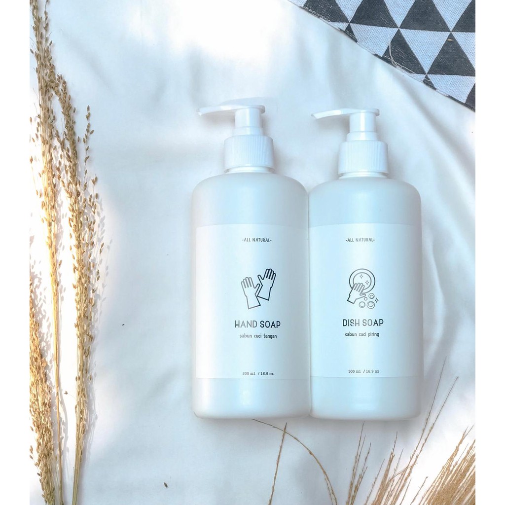 Jual Refill Botol Minimalis Aesthetic Wasie Series Hand Soap & Dish Soap (Kitchen) Shopee