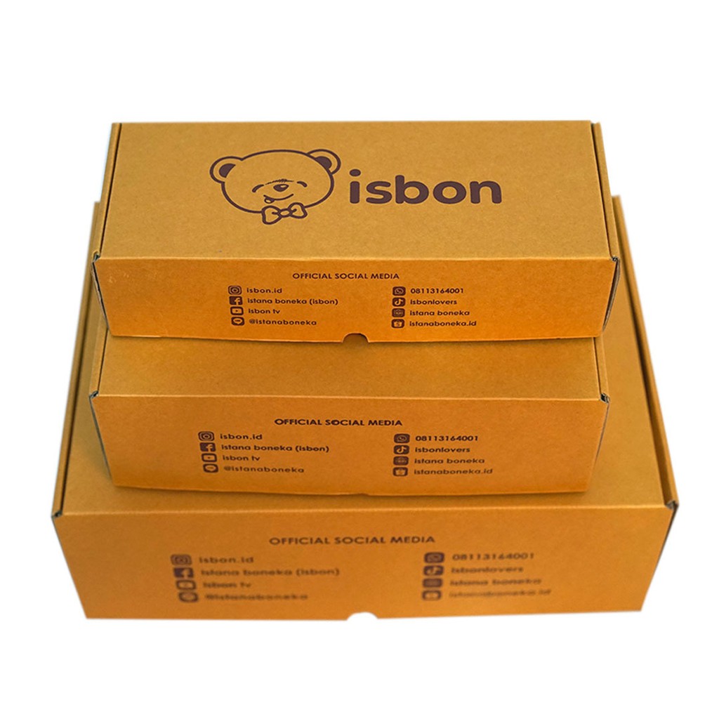 Tambahan kardus box packaging kado parcel hadiah ulta istana boneka