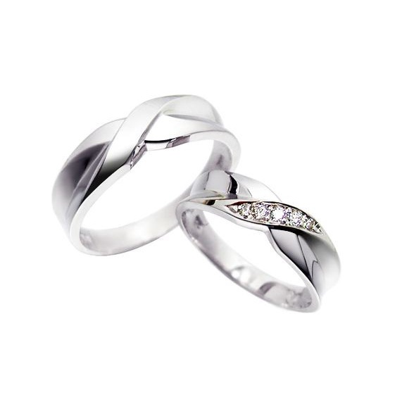 Cincin Kawin Emas Ring Silver 925 Perak Nikah Cincin Hitam Tunangan Lamaran Kawin Silver Perak 925 S