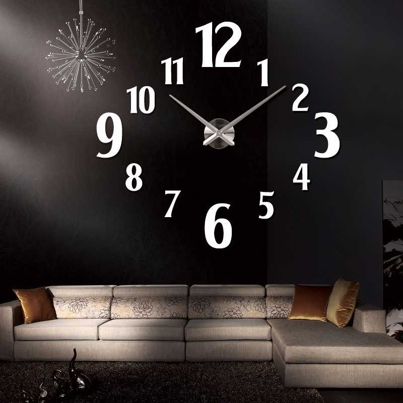 Taffware Jam Dinding Besar DIY Giant Wall Clock 100cm Number - DIY-107