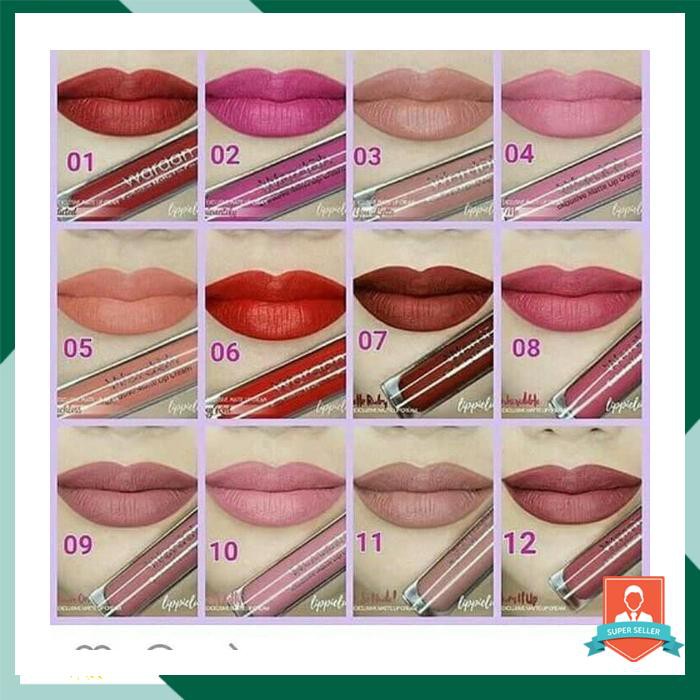 LIP CREAM WARDAH EXCLUSIVE LIPSTIK WARDAH EKSKLUSIF MATTE LIP CREAM