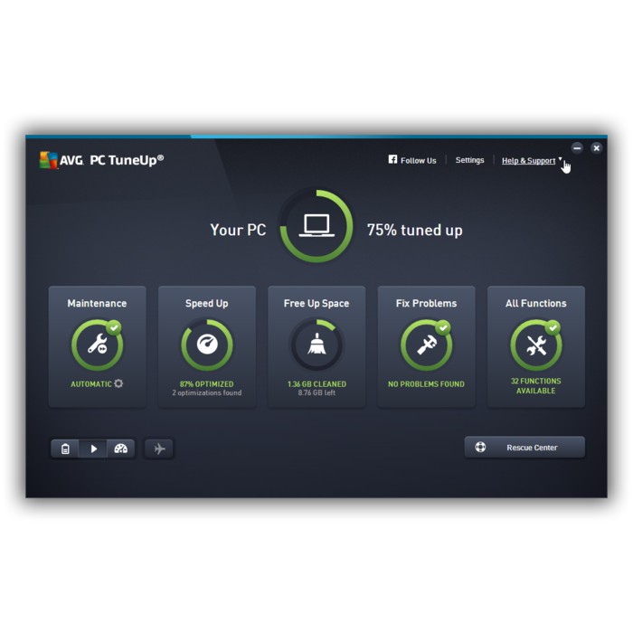 AVG PCTuneUp terbaru Original  1year license