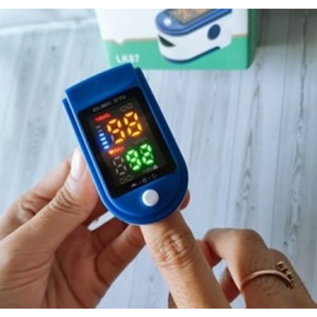 J405 OXIMETER ORIGINAL OXI METER FINGERTIP PENGUKUR DETAKAN JANTUNG CORONA COVID 19 PENJAGA KESEHATANAN OXYMETER PULSE OKSIGEN LCD J405 Oxymeter LCD Full Colour Spesifikasi : - Full Colour display - SpO2 - Measurement range: 70~99% - Resolution: 1% - Accu