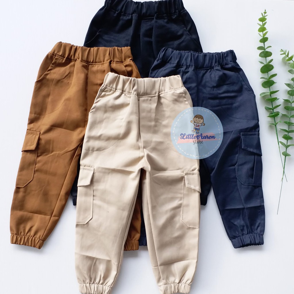 LittleAaron CELANA PANJANG CARGO A celana pants anak laki premium