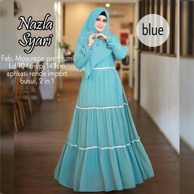 Nazla Syari 5 warna -gst