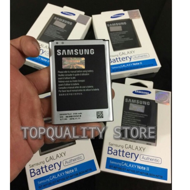 Baterai Batre SAMSUNG NOTE 2 ORIGINAL 100% GT-N7100 Baterei Batterey