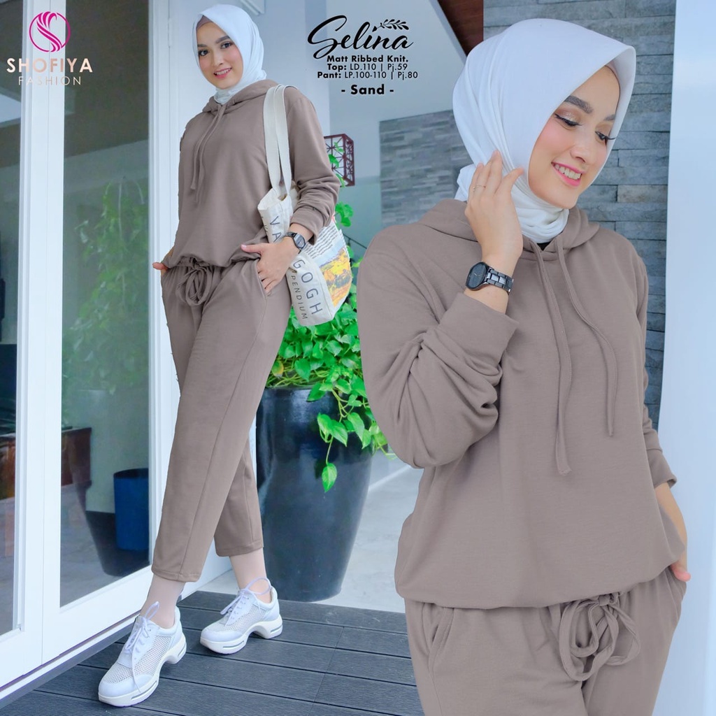 [New] Gamis Dress Fashion Muslim // Selina Setelan Baju Olahraga Wanita By Shofiya