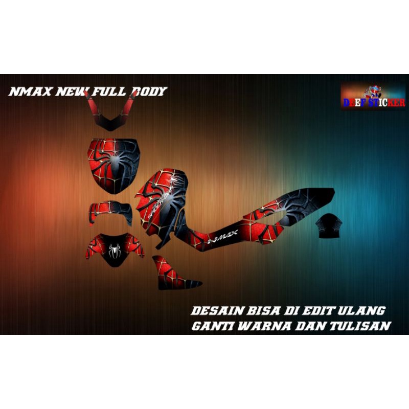 DEKAL/STIKER NMAX NEW full body Spiderman