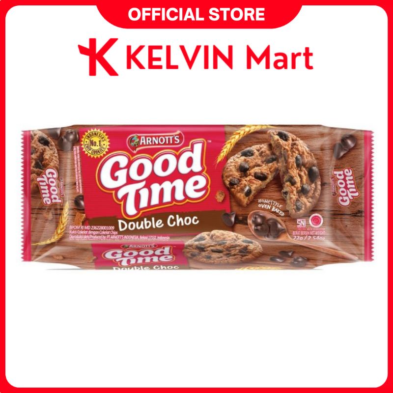 

Good Time Cokelat Cookies Chocochips Pck 72g | KELVIN Mart