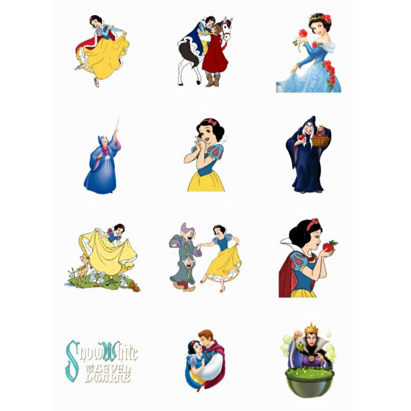 

STIKER DISNEY SNOW WHITE