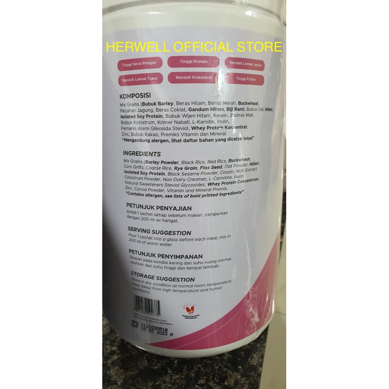 HERSLIM Herwell 1 BOX The Ultimate Diet Formula Susu Kolostrum Casein