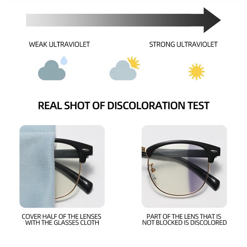 Kacamata Photochromic Anti Radiasi Untuk Pria / Wanita