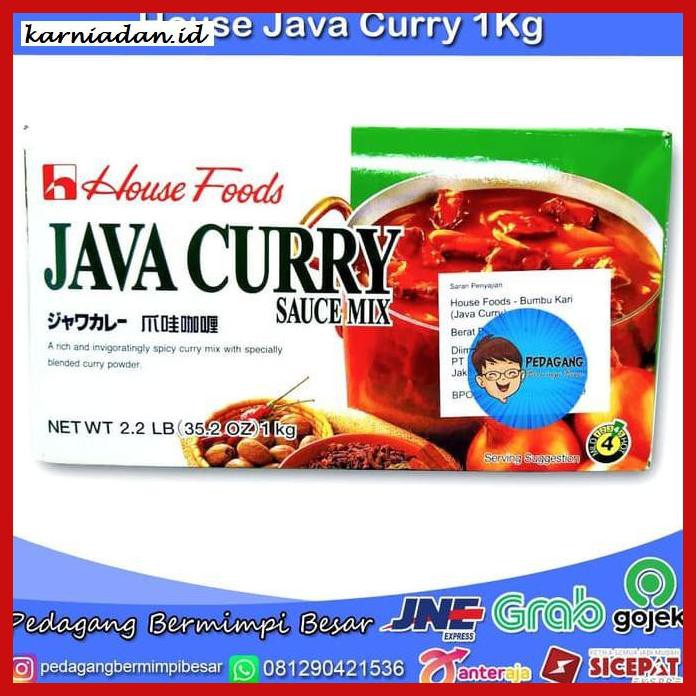 

gnidderdsaus- house java curry 1kg | saus kari | kari blok jepang -asliiiiii.