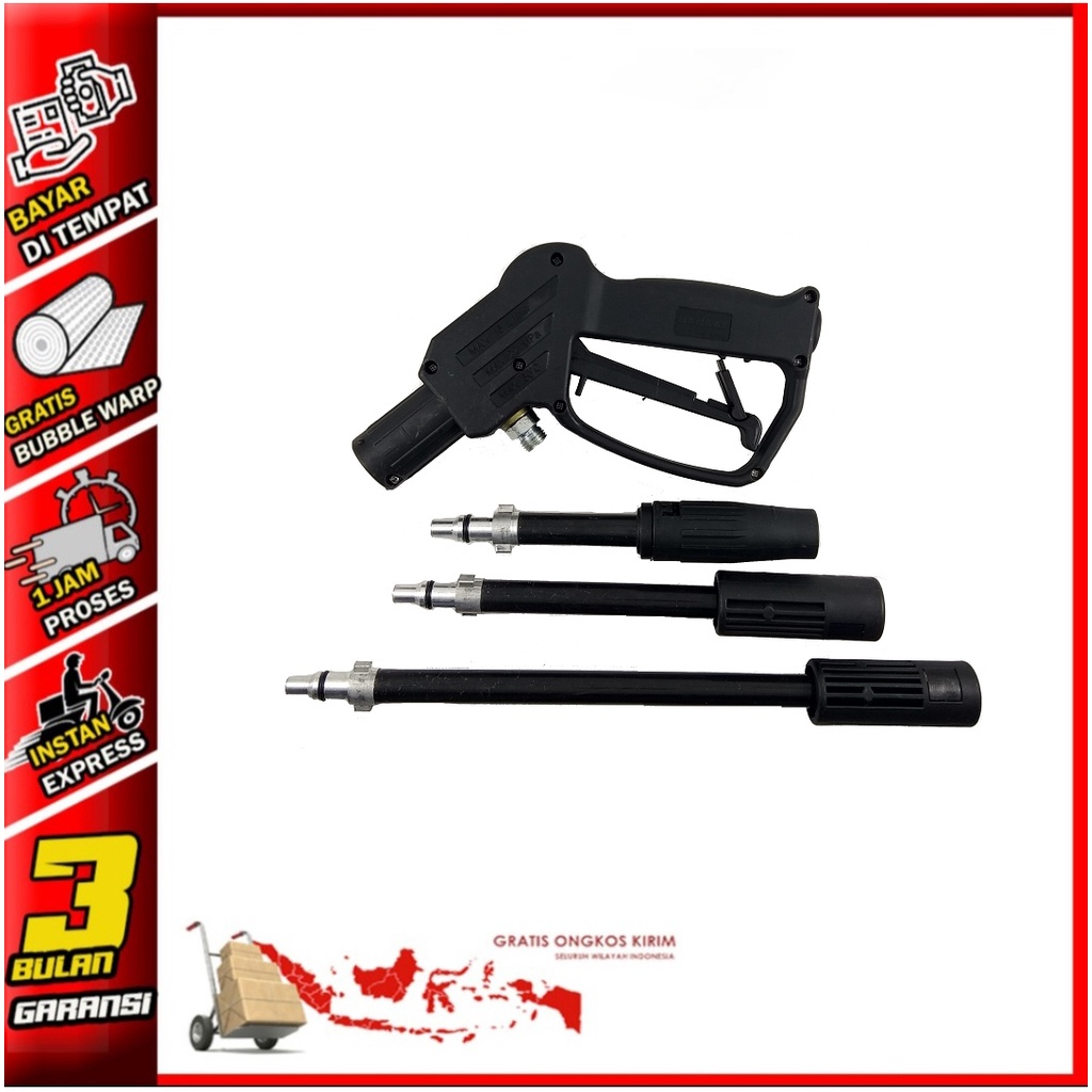 H&L Gun Jet CLeaner Patah 3 Gagang Mesin Steam